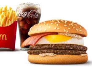 マクドナルド「平成バーガー・たまごダブルセット」2023年5月