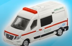 ハッピーセット「トミカ2024第1弾日産 NV400 EV 救急車」2